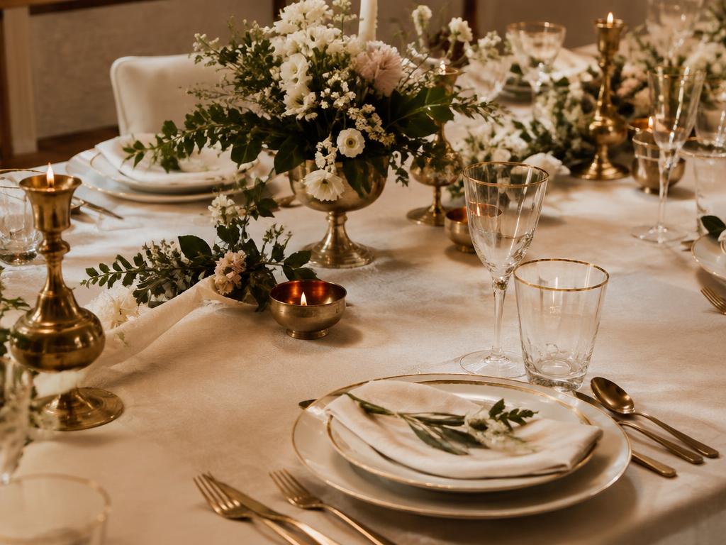 Elegant event table setting